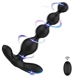 Enlove Analvibrator Analplug Vibratoren, Silikon Analkugeln Vibrator mit...