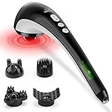 Snailax kabelloses Massagegerät Perkussion Handmassagegerät mit Wärmefunktion und...