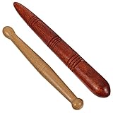 EXCEART 2 Stücke Triggerpunkt Massagegerät Fuß Holz Massagestab Massagestäbchen...
