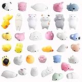 36 Stück Squishies Kawaii Soft Silikon Spielzeug Anti-Stress Squeeze Mini Squishy...